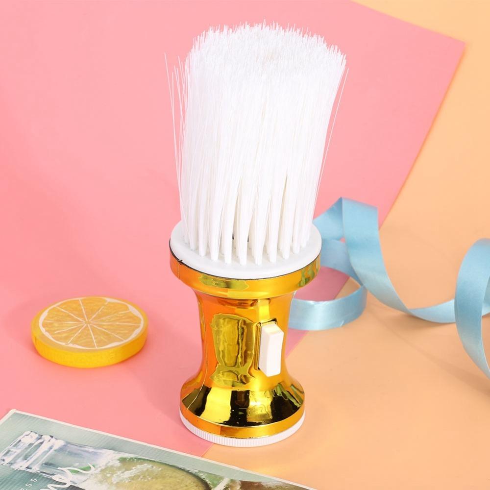 Gold Portable Hair Neck Cleaning Brush Soft Barber Brush Styling Tool Hairdressing Brush Hair Care