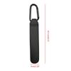 Convenient Baby Stroller Hooks Clips Stroller Accessories Aluminum Alloy Carabiner for Hanging Diaper Bags PU Leather