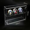 Acrylic Display Case,Display Cabinet for Mini Figures,Clear Desktop Storage Box Cabinet Organizer for Toys,Collections and Stone