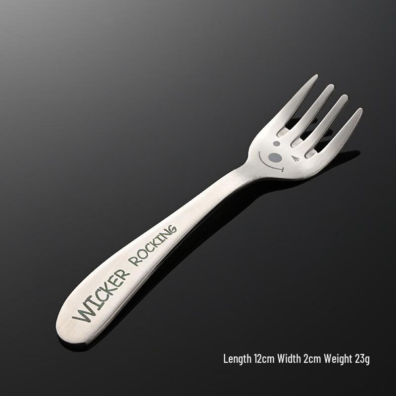 Qianxing 304 Stainless Steel Portable Kids Spoon & Fork Set