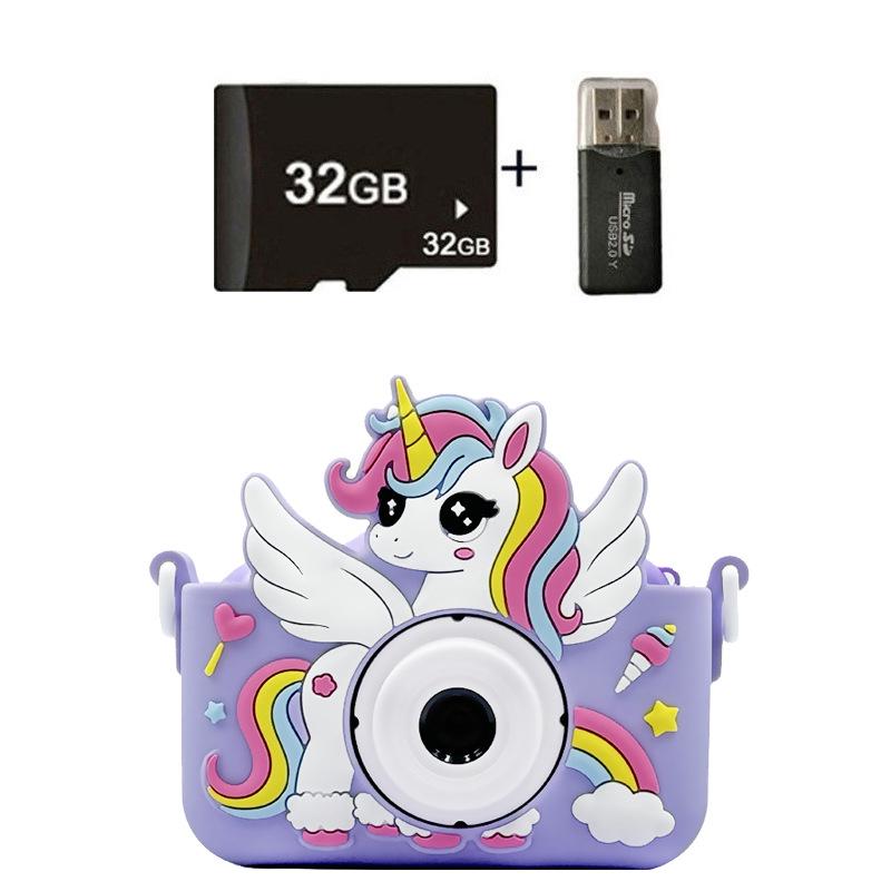 HD Dual Camera Cartoon Toy for Kids - Video Recording & SLR Digital Holiday Gift