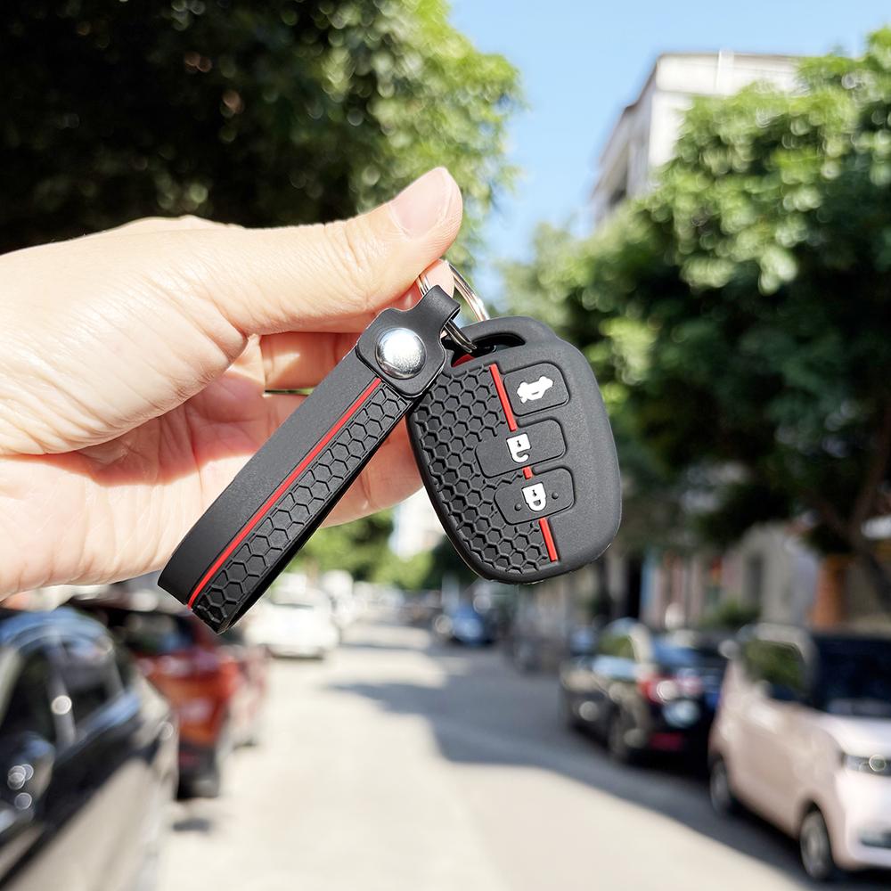 Key Fob Cover Protection For Toyota Corolla Fielder Verso S Vitz Nsp135 Yaris Rav4 Mk4 Keychain Holder Accessories 2/3Buttons