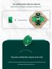Four-Leaf Clover Women's Luminous Chalcedony Bracelet Watch - Fashionable, Waterproof, High-End Quartz Design.