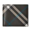 Check Pattern PU Wallet Men Wallet Black White Blue 81063331