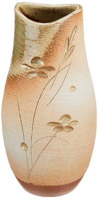 Marui Seito Shigaraki Ware Hechimon Wazon Ceramika Podstawa na kwiaty Meiyo Długa Wysokość ok. 26cm Ceramiczny Wyprodukowano w Japonii MR-1-2542