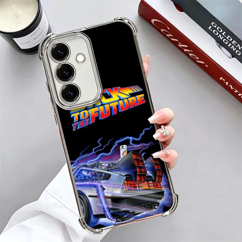 

Back To The Future Plating Phone Case For Samsung A17 A07 A37 A57 A16 A56 A15 A55 A14 A54 A13 A53 A26 A36 A25 A35 A24 A34 A23 A3 Samsung A56