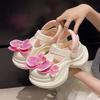 Trend bag slippers 2025 new butterfly hole shoes platform sandals beach sandals summer essential hole shoes