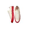 Converse Comme Des Garçons Play X Chuck 70 Low Pristine Red Unisex Sneakers Cream Egret A01796C