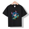 MC-18 MINISO 2026 Sommer Neues Bedrucktes Baumwoll-T-Shirt mit Rundhalsausschnitt für Kinder im Alter von 1-16 Jahren, Jungen und Mädchen