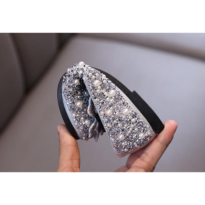Autumn New Style Ladylike Baby Girl Children's Princess Rhinestone Single Shoes Leather Shoes Dance Performance Shoes
