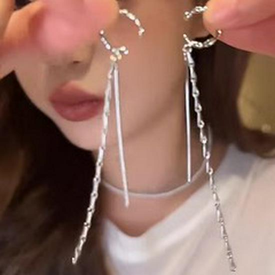 

Супер сверкающие серьги-кисточки с цирконами - Винтажный стиль корейского инфлюенсера, тренд 2025