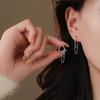925 Sterling Silver Vintage Earrings For Women Trendy Simple Tassel Chain Earring Jewelry Prevent Allergy Party Accessories Gift