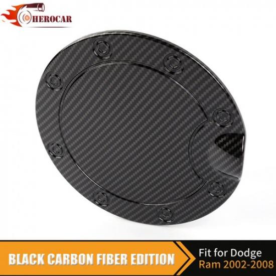 Kohlefaser Tankdeckel Abdeckung Zierleiste für Dodge Ram 1500 1994-08 Außen
