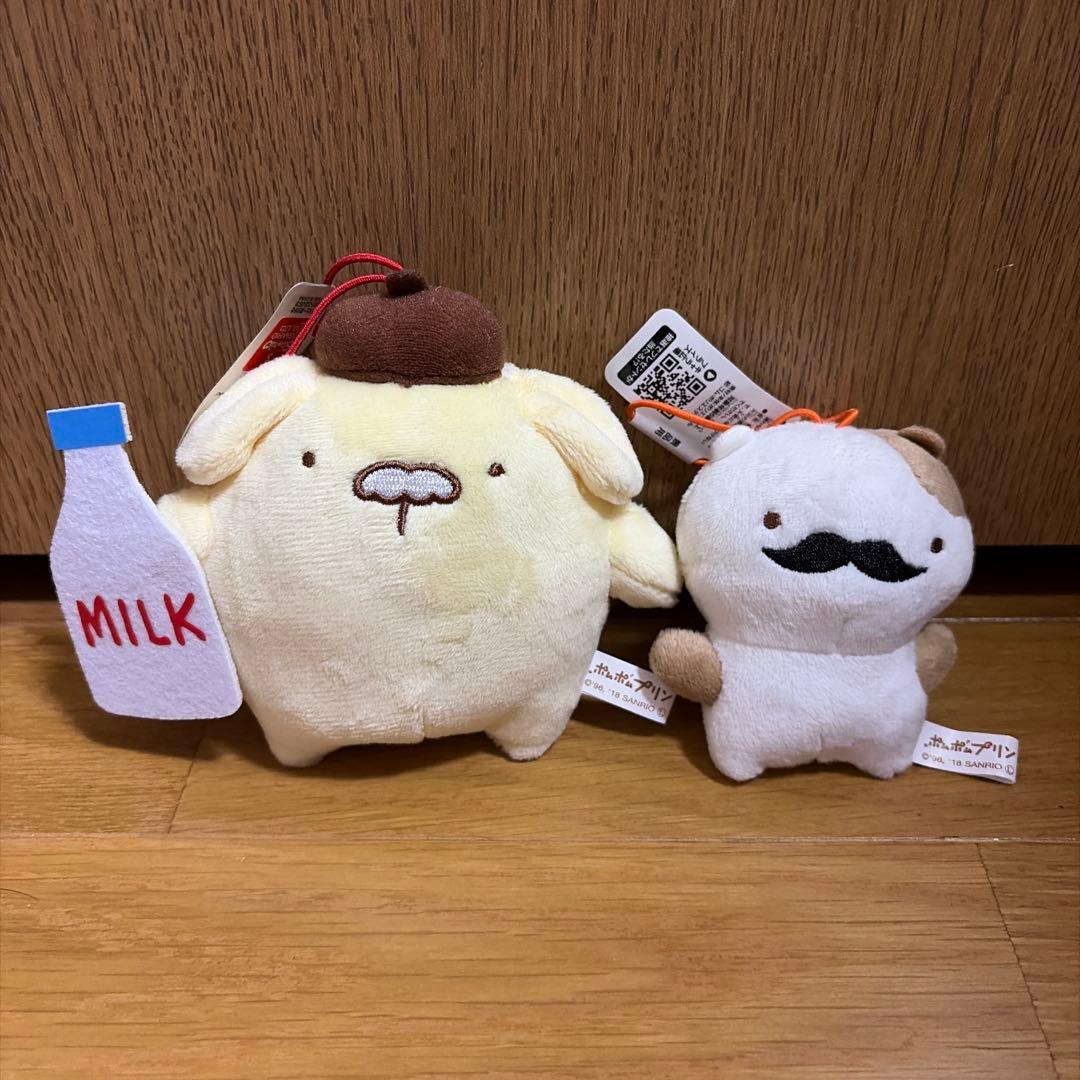 Pom Pom Purin Beard Mascot Set of 2 Muffins Sanrio Frew