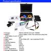 Underwater Fishing Camera 7 Inch LCD Monitor IP68 Water Resistant 1000TVL Fish Finder