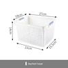 Kids' White Toy Storage Basket