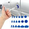 Auto-Beulenreparatur-Abzieher, Auto-Reparaturwerkzeug-Set mit 18 Stück Kunststoff-Klebestreifen Metall-T-Griff Beulenentferner Universal für Auto-Zubehör