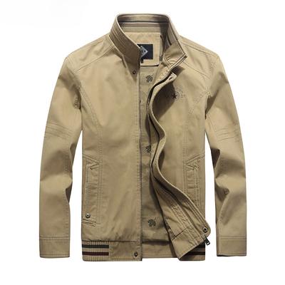 Spring New Men's Simple Fashion Casual Stand-up Collar Jacket Men's Top