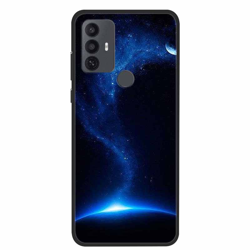 For TCL 30 SE Case Luxury Soft Silicone Protective Animals Phone Cover for TCL 305 306 Case 30SE TPU Funda for TCL30SE Cartoon