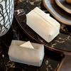 Modern Minimalist Leather Tissue Box With Design For Car And Home Use