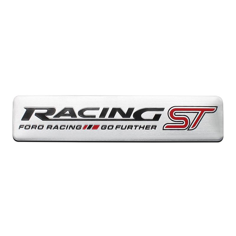 HDC3 For Ford Fiesta Kuga Mondeo Mustang S-MAX C Max Ranger Mk4 3D Aluminum Car Body Emblem Stickers Tail Trunk Badge Decal Accessory