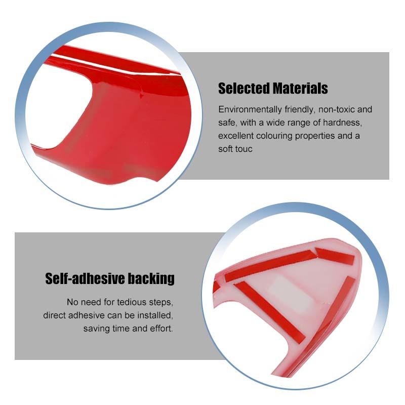 ABS Interior Door Handle Decoration Cover Sticker Fit For Jeep Compass 2021 Up Interior Accessories