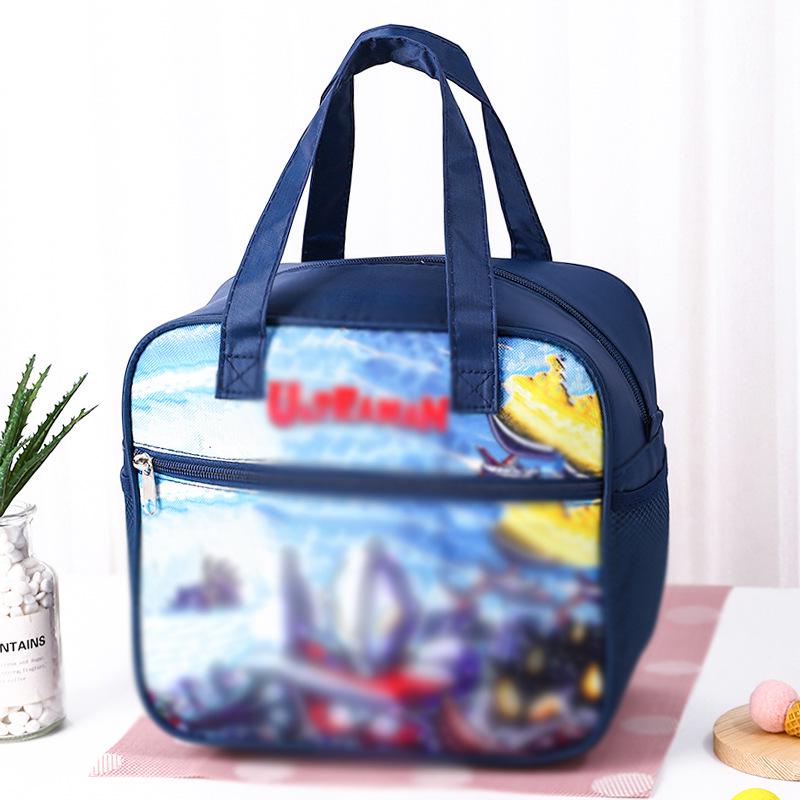 Izolowana torba na lunch z kreskówkowym motywem dla dzieci - Urocza, wodoodporna, pogrubiona torba na bento