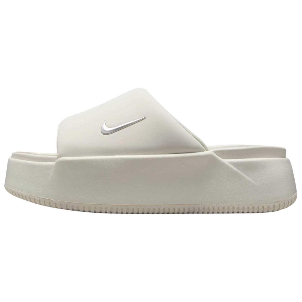 New Nike Calm Slip Resistant Abrasion Resistant Slide Slippers Women's White HJ5601-100