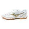 Mizuno Wavefang Pro Durable Slip-Resistant Low-Top Training Shoes Unisex Training Shoes White Platinum 71GA210050
