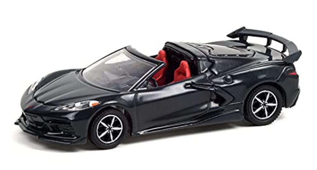Greenlight Scale Chevrolet Corvette C8 2020 Black Chevrolet Corvette C8 Stingray 1/64