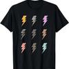 T-shirt Léopard Zèbre Guépard Éclair, T-shirt Éclair