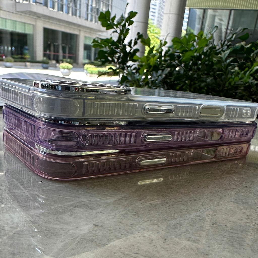 Für iPhone 16 Hülle Sturzsicher TPU+PC Handyhülle Muscheltextur