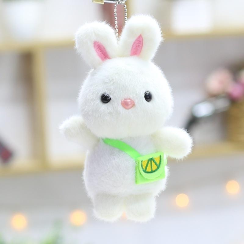 4-inch Plush Toy Doll Creative Pendant Claw Machine Keychain Doll Cute Little Rabbit Rag Doll