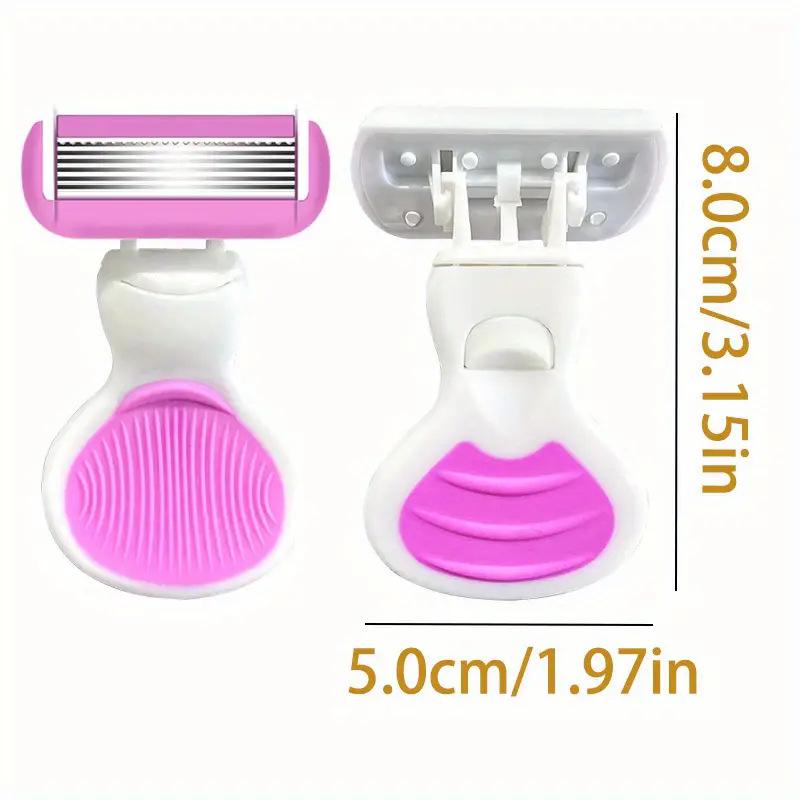 New 6-Layer Women's Razor – Manual Shaver for Body and Armpit Hair Removal