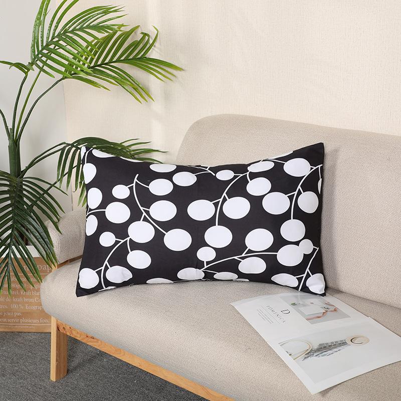 Nordycka Nowoczesna Poszewka na Poduszkę Sofową Dwustronna Prosta Poduszka Prostokątna Samochodowa Poduszka Lędźwiowa Poszewka do Pokoju Prób