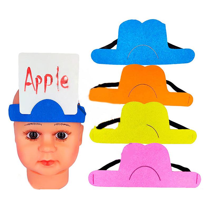 3 Piezas Diadema de Plástico Juego de Preguntas Rápidas Accesorios de Cosplay Aula Fiesta Familiar Juegos de Mesa Juguetes Educativos