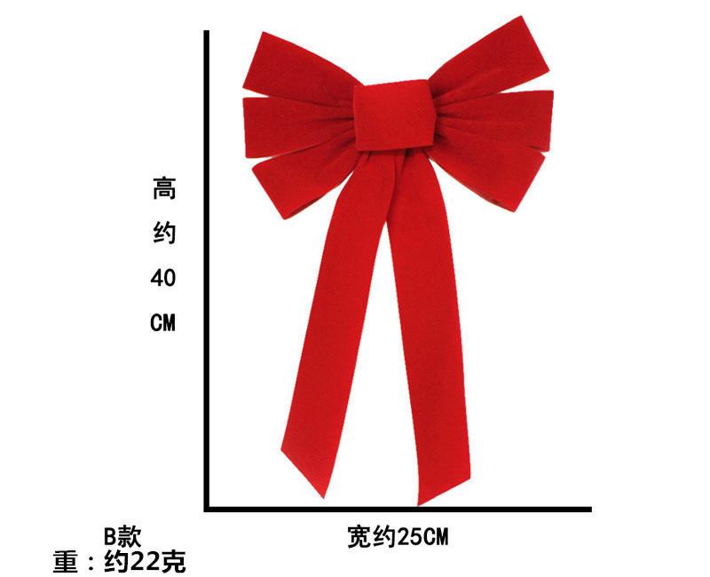 Festive Red Velvet Christmas Bow For Charming Holiday Decor And Seasonal Celebrations