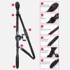 Portable Fishing Rod Protective Sheath Case Fly Fishing Rods Cover Pole Bag Holder Belt Straps Wrap Tools Accessories