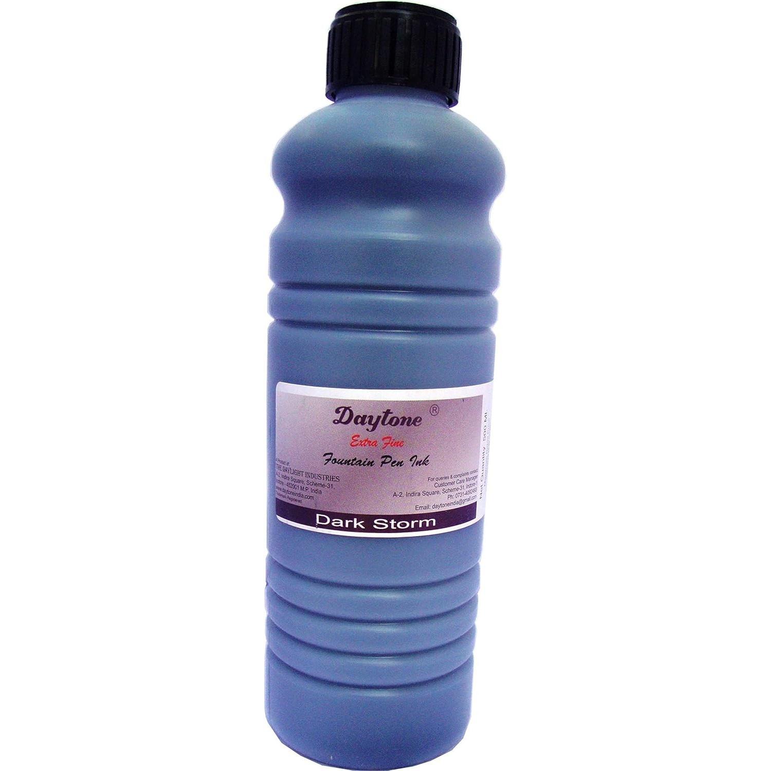 

@ Daytone Extra Fine Fountain Pen Ink Dark Storm 500 Ml Zr-5001-60%Off
