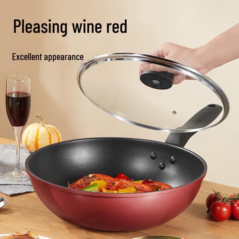 Chuidahuang 30cm Non-Stick Induction Wok