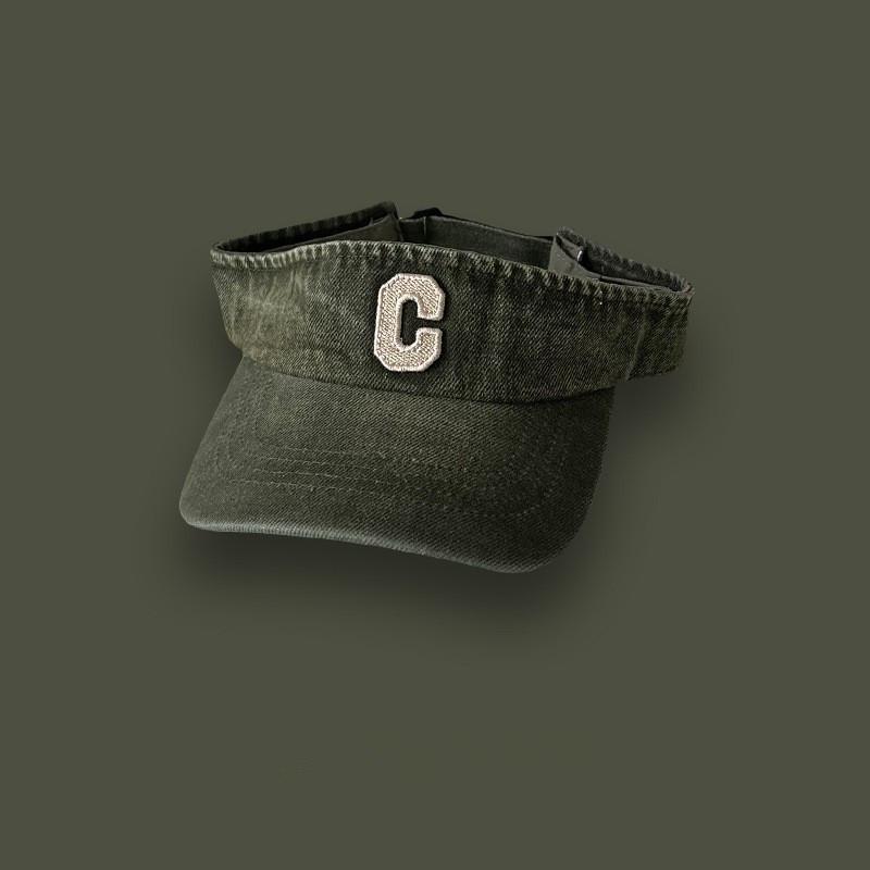 

Модний бренд C випраний денім порожній циліндр дитячий літній спортивний універсальний захист від сонця біг чоловіча кепка сонцезахисний навіс Adjustable армія зелений колір