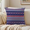 Klassische Strick-Britisches Muster FFair Isle Kissenbezug Kissenhülle Staubmilbenfrei Wohnzimmer Sofa Dekor Kissen Raum