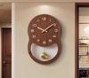 Wall Clock Chinese Antique Living Room New High-end Chinese Retro Art Creative Clock Wall Hanging Home Decoration