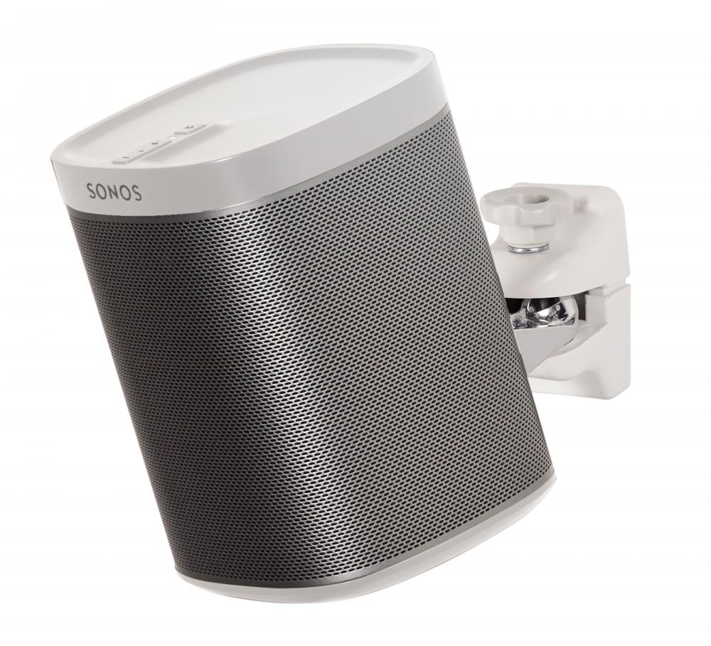 Speaker Wall Mount for Small Speakers, Universal, Fits SONOS B-Tech BT332 Speakers White, B-Tech