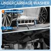 Undercarriage Pressure Washer Attachment, 16 Inch Undercarriage Cleaner, Under Car Pressure Washer Attachment with 3 Pcs Extensi