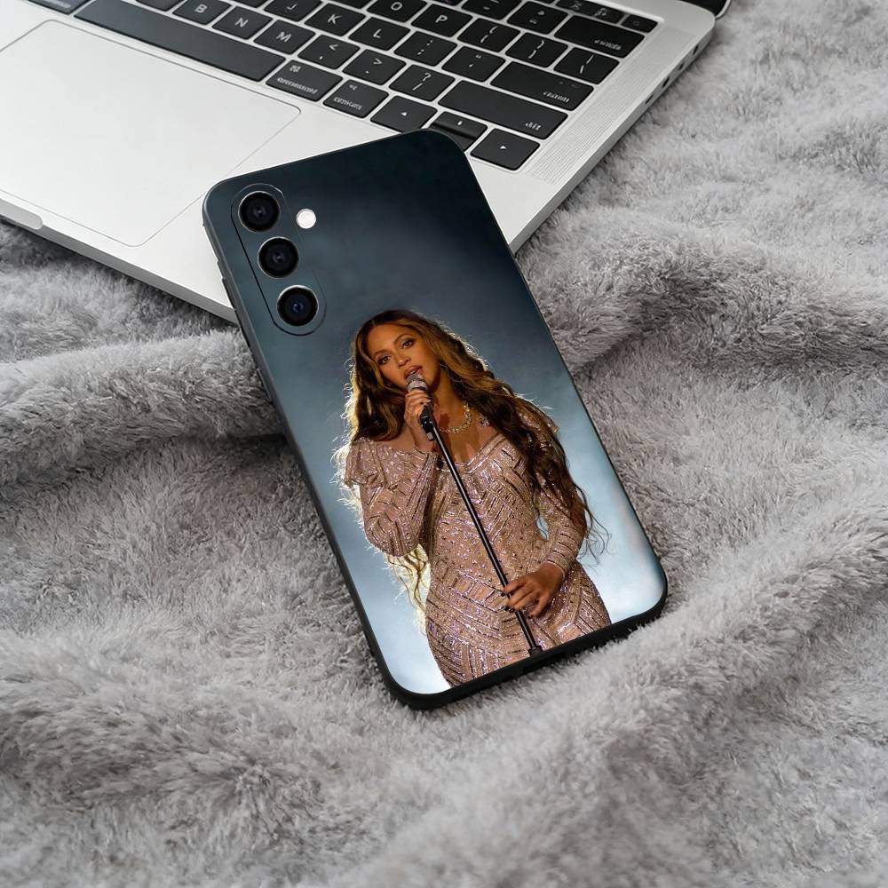 pop diva-B-eyoncé Phone Case For Samsung Galaxy A73,A71 A72,A70,A53,A52,A51,Soft Silicone Black Cover