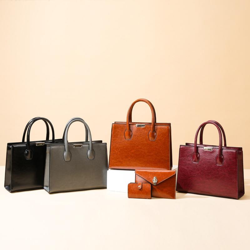 Large capacity bag women's new child and mother bag fashionable women's bag women's shoulder portable multi-piece set