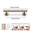 Modern Minimalist Zinc Alloy Gold and Sliver Cabinet Doors Handles Luxury Furniture Cabinet Drawers Knob Wardrobes Pull