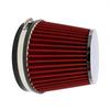 Cone Air Filter 152mm/6in Non-Woven Fabric Red Cold Air Intake Cone Filter