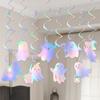 Paper Ghost Hanging Garland Spooky Halloween Decoration Halloween Ceiling Ghost Swirl  Cosplay